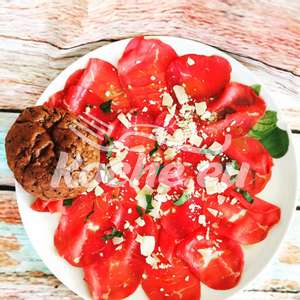 Mariniertes Lammfleisch