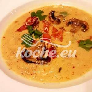 Pikante Thai Kokos Suppe