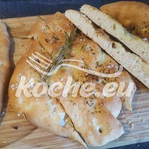 Schnelles foccacia