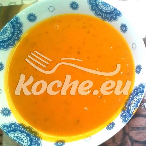 Selbstgemachte Kürbissuppe