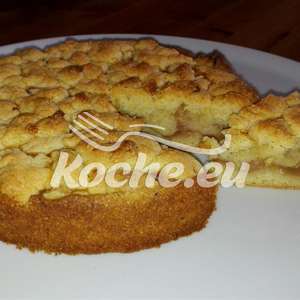 Streuselkuchen mit Apfelmus