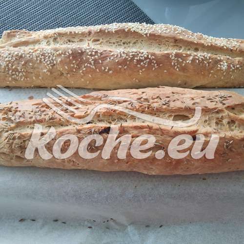 Kräuterfrischkäse Baguette