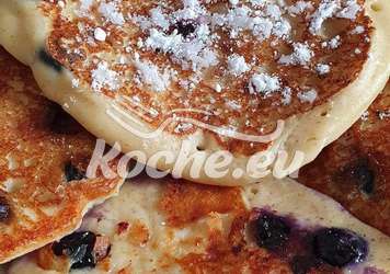 Heidelbeer - Pancakes mit Schmelzflocken