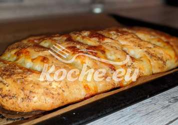 Knoblauch-Mozarella-Brot