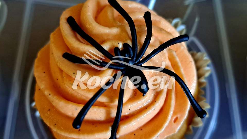 Kürbis Marmor Kuchen als Cupcakes