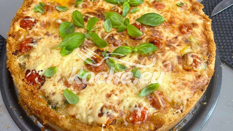 Quiche mit Spinat und Kirschtomaten